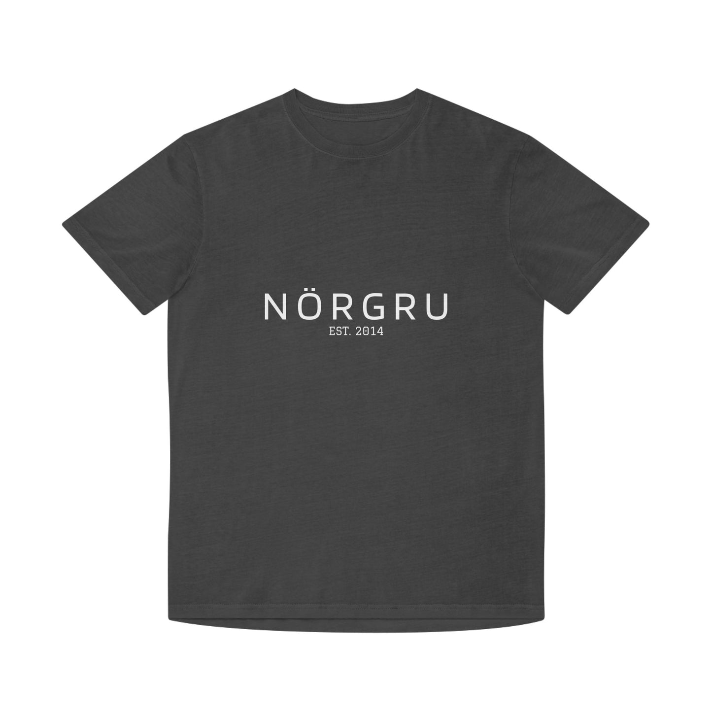 Unisex Faded Tee with NÖRGRU EST 2014 Print, Casual Wear, Trendy Shirt, Perfect for Relaxed Days, Gift Idea for Friends