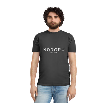 Unisex Faded Tee with NÖRGRU EST 2014 Print, Casual Wear, Trendy Shirt, Perfect for Relaxed Days, Gift Idea for Friends