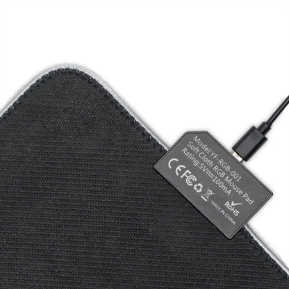 LED Gaming Mouse Pad - RGB Light Up Desk Mat for Gamers, Perfect for Gaming Setup, Unique Gift for Birthdays, Holidays, or Online Streamers