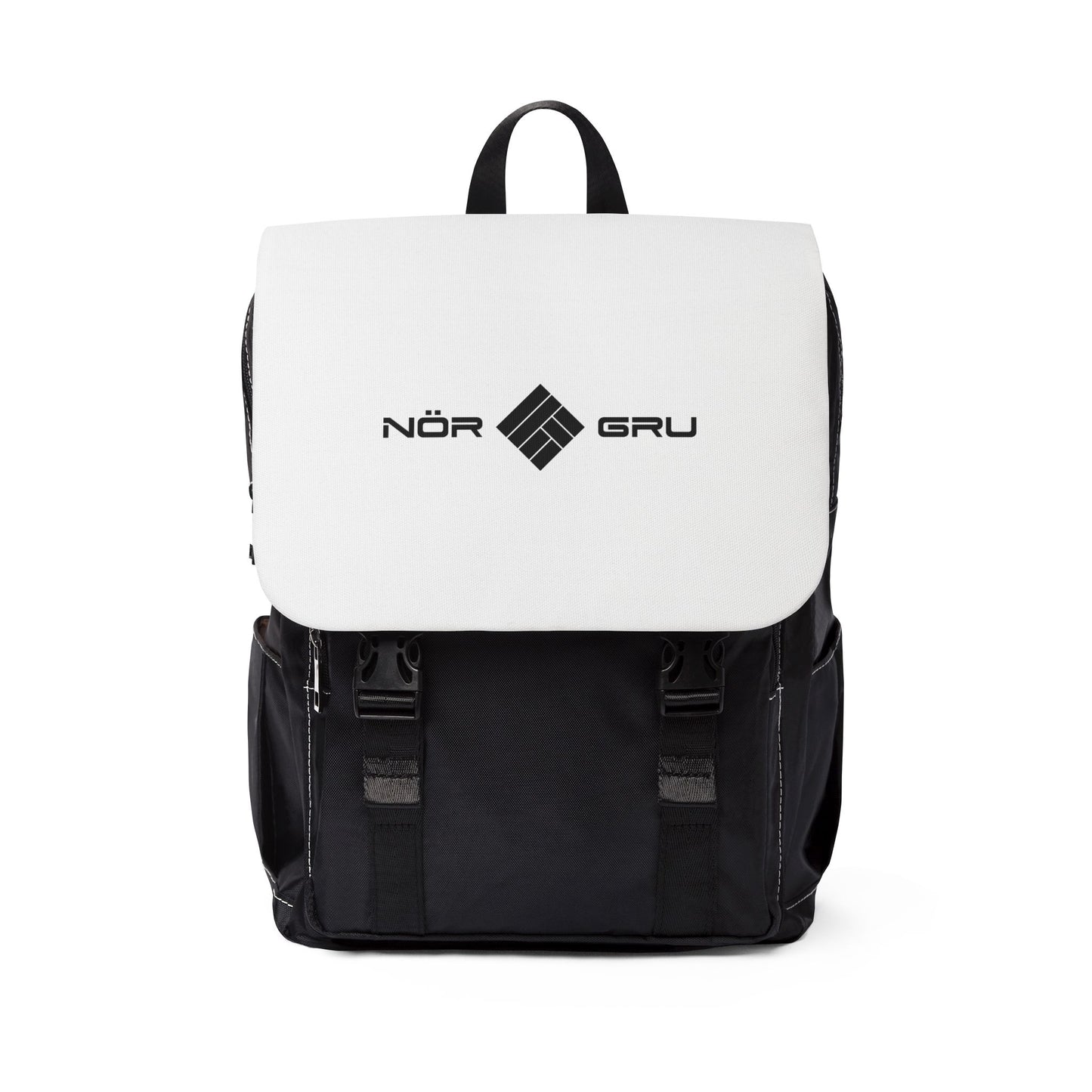 Unisex Casual Shoulder Backpack with NÖR GRU Design | Trendy Carry-All for Travel, School, Gym, and Everyday Use