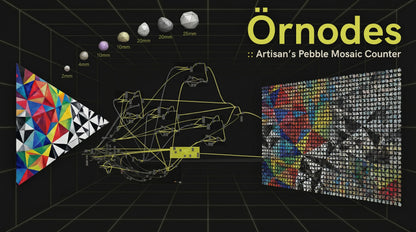 Örnodes [ORN] Artisan's Pebble Mosaic Counter [Blender GeoNodes]